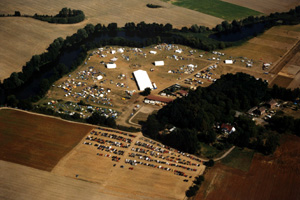 camp aerial photo