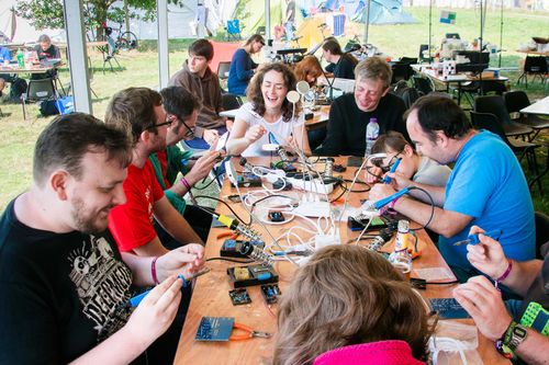 ArduTouch workshop at EMF Camp 2018