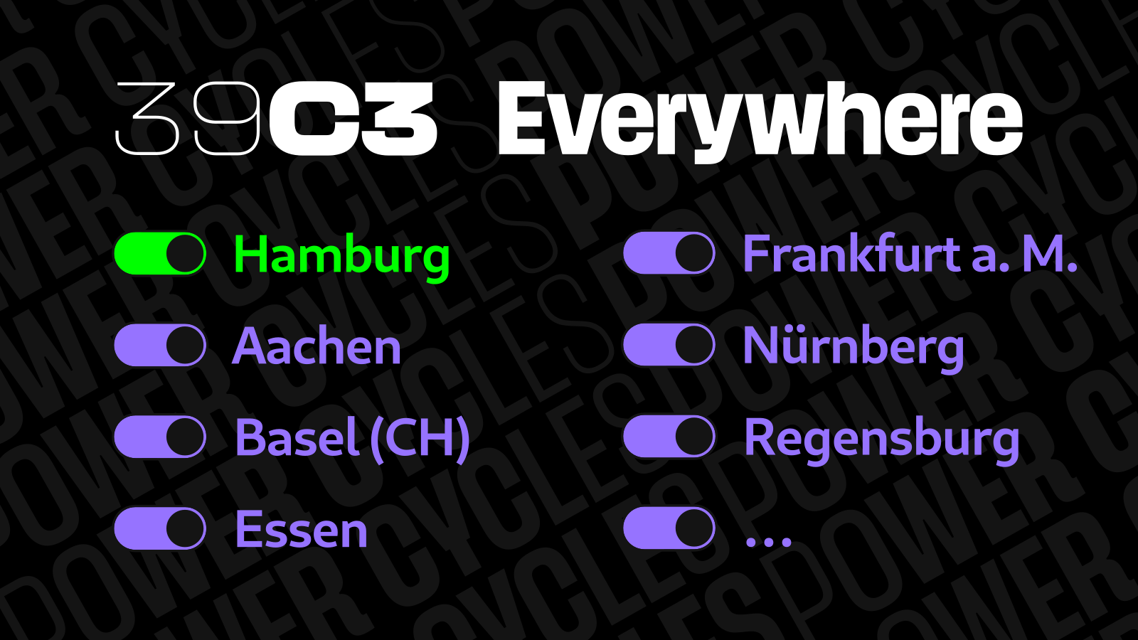 39C3: Congress Everywhere