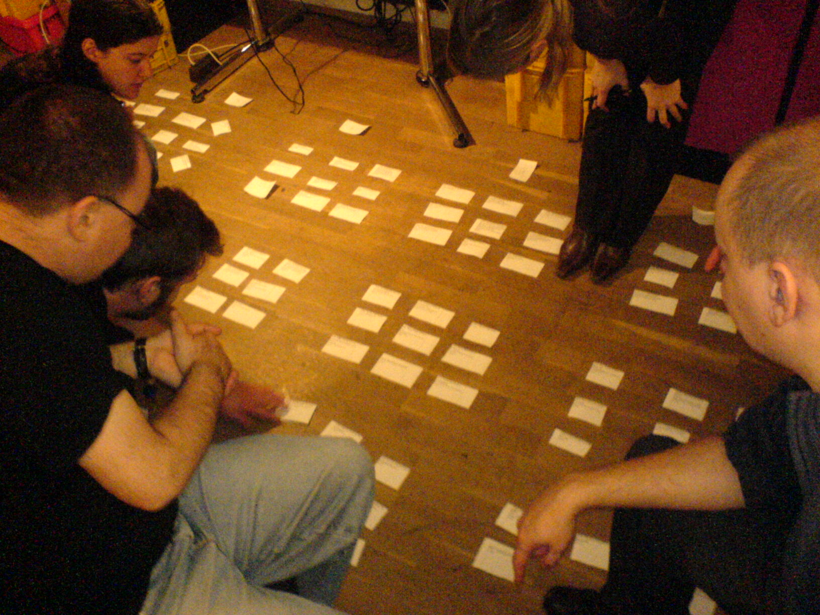 Schedule Making at the 2007-11-03 Content Meeting
